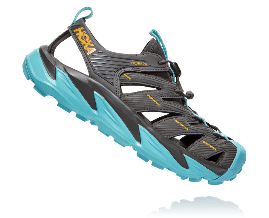 Hoka One One Sandalen Dames - Hopara - Donkergrijs - BW5937068